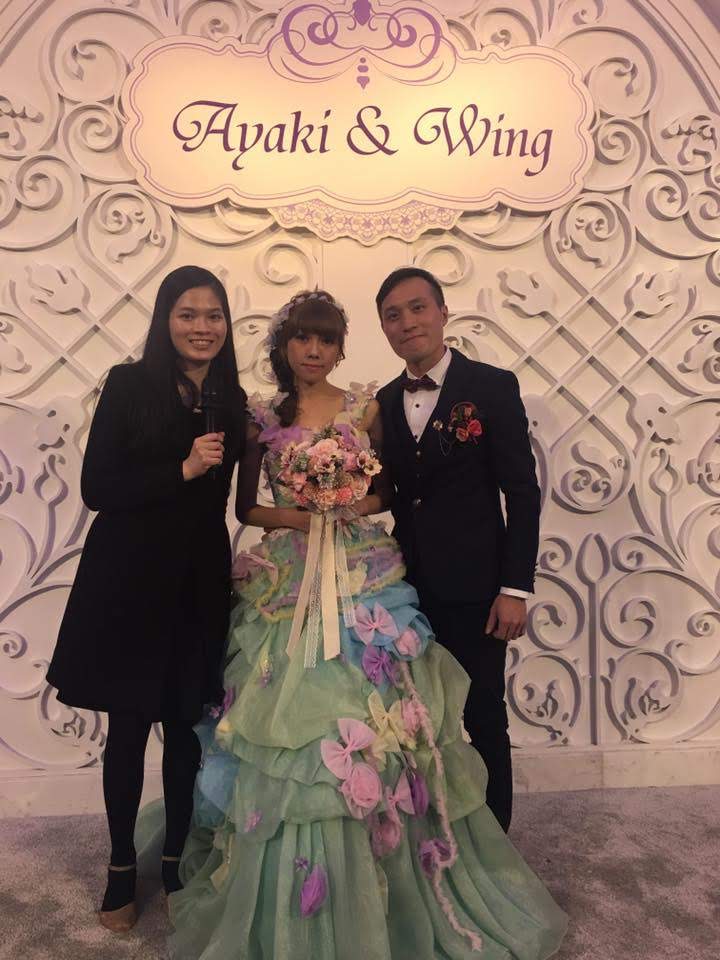 MC Nicola 小穎司儀工作紀錄: 婚宴司儀 Wedding MC -  Ayaki & Wing, CF Tsuen Wan